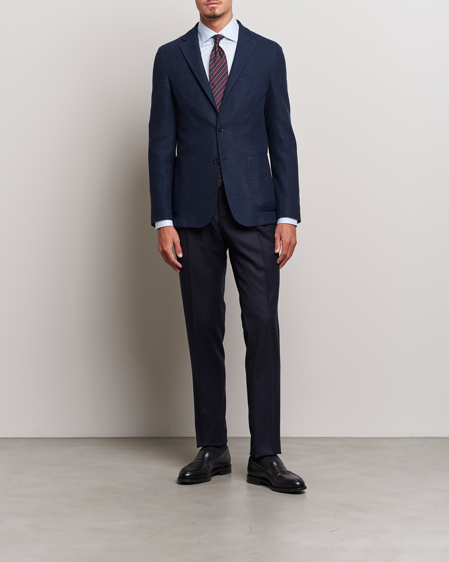 Mies | Pikkutakit | Zegna | Unconstructed Structured Wool Blazer Navy