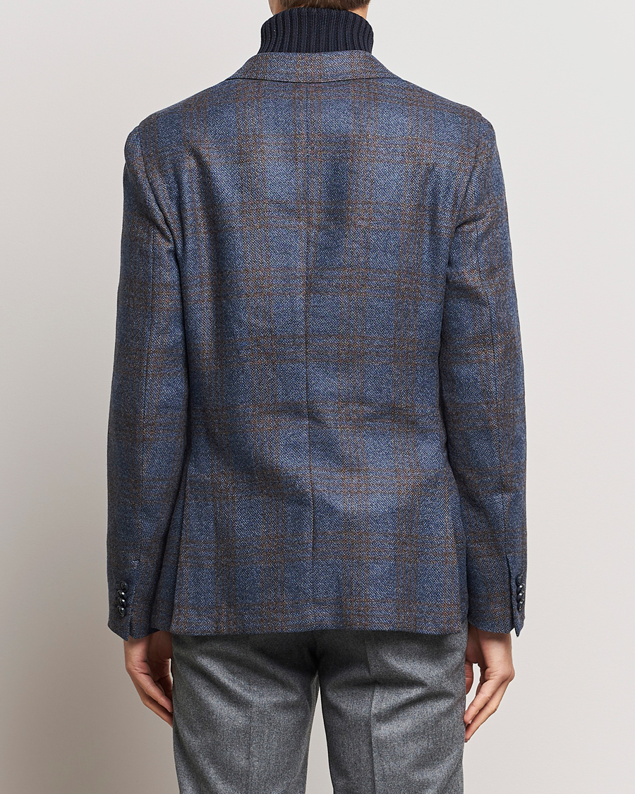 Mies | Pikkutakit | Zegna | Unconstructed Check Wool Blazer Navy