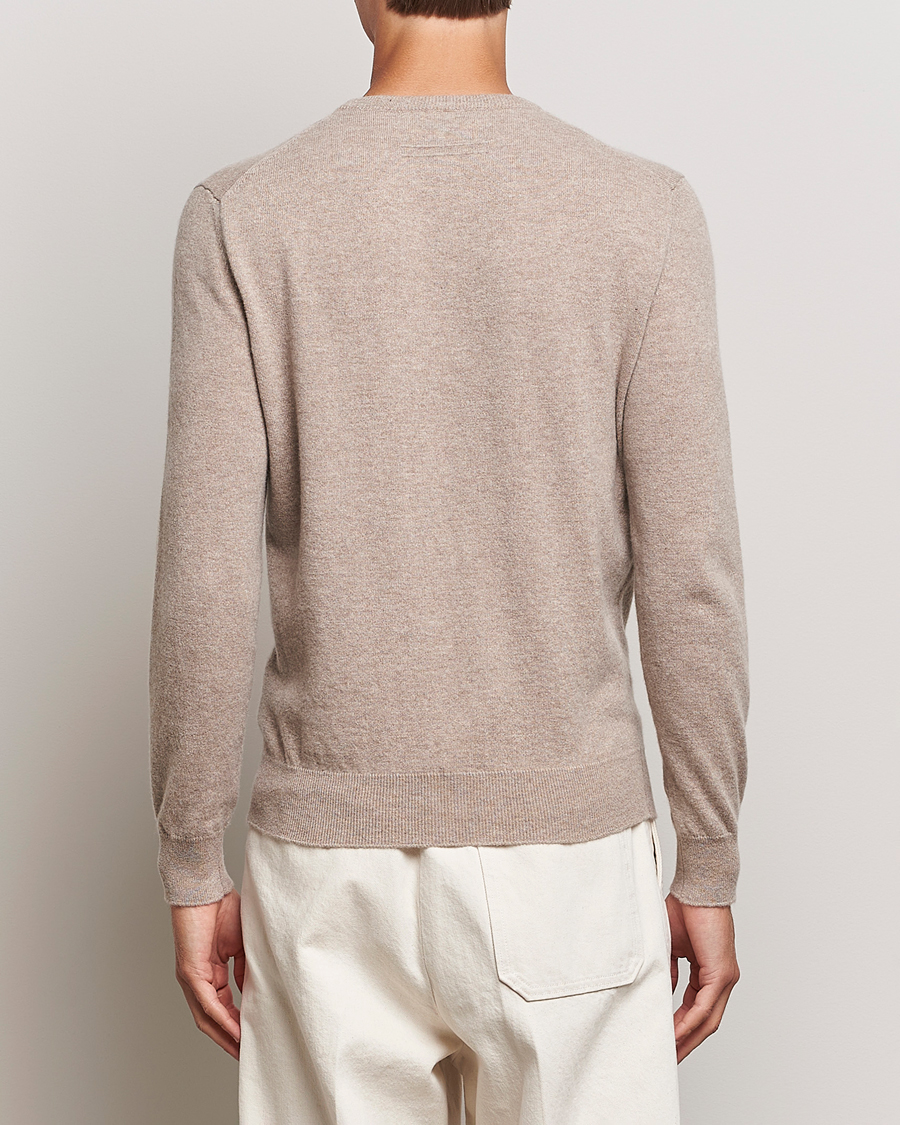 Mies | Puserot | Zegna | Oasi Cashmere Crew Neck Beige