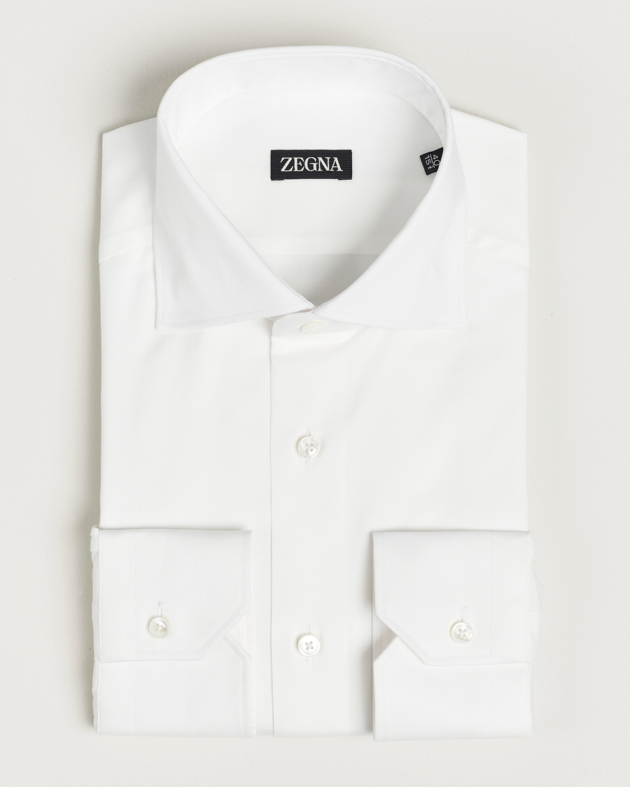 Mies |  | Zegna | Slim Fit Dress Shirt White