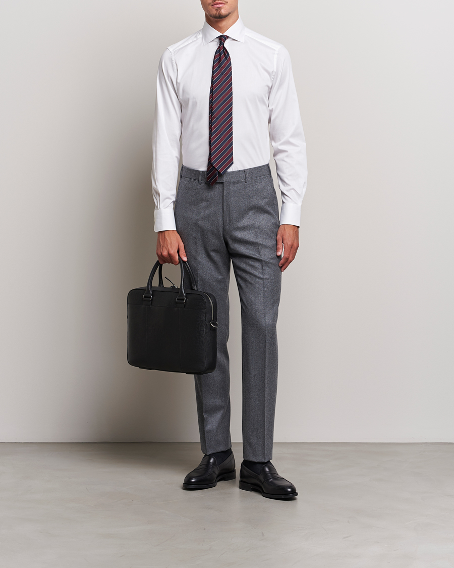 Mies | Kauluspaidat | Zegna | Slim Fit Dress Shirt White