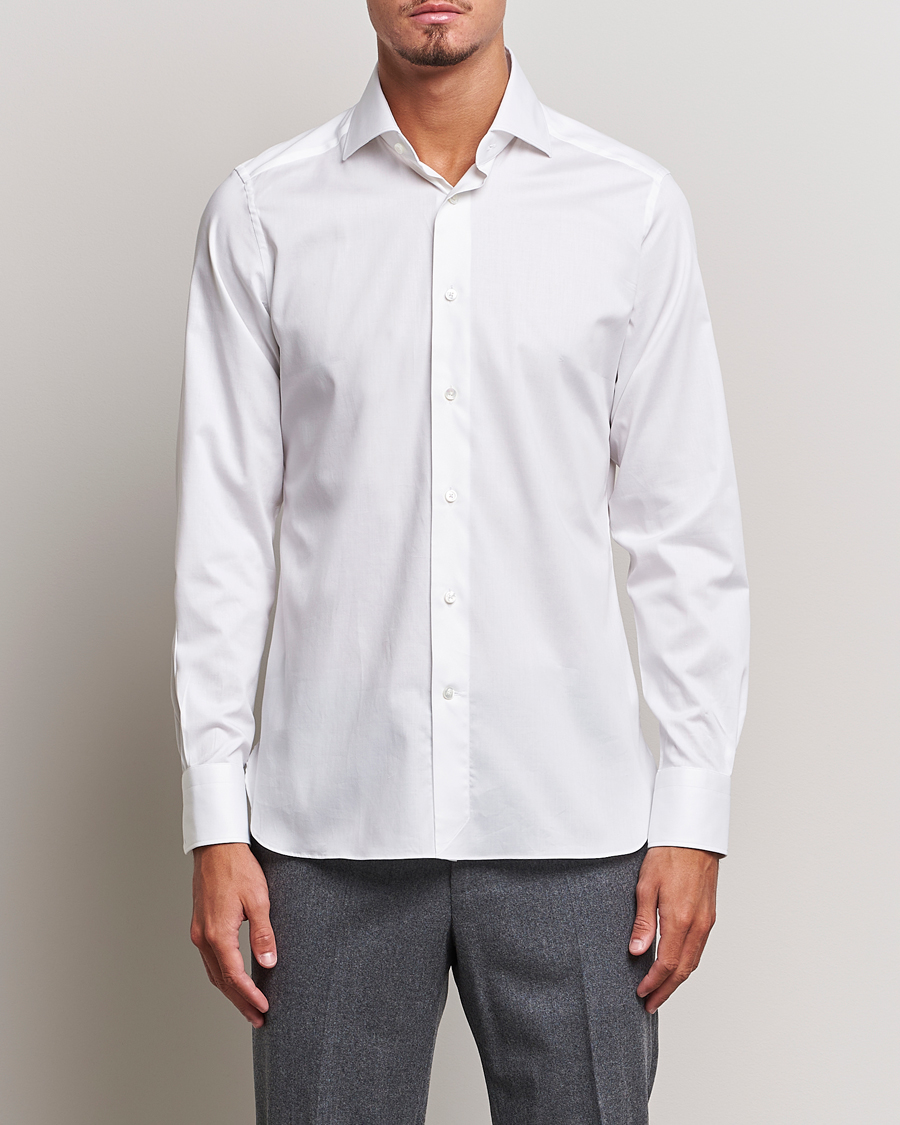 Mies | Kauluspaidat | Zegna | Slim Fit Dress Shirt White