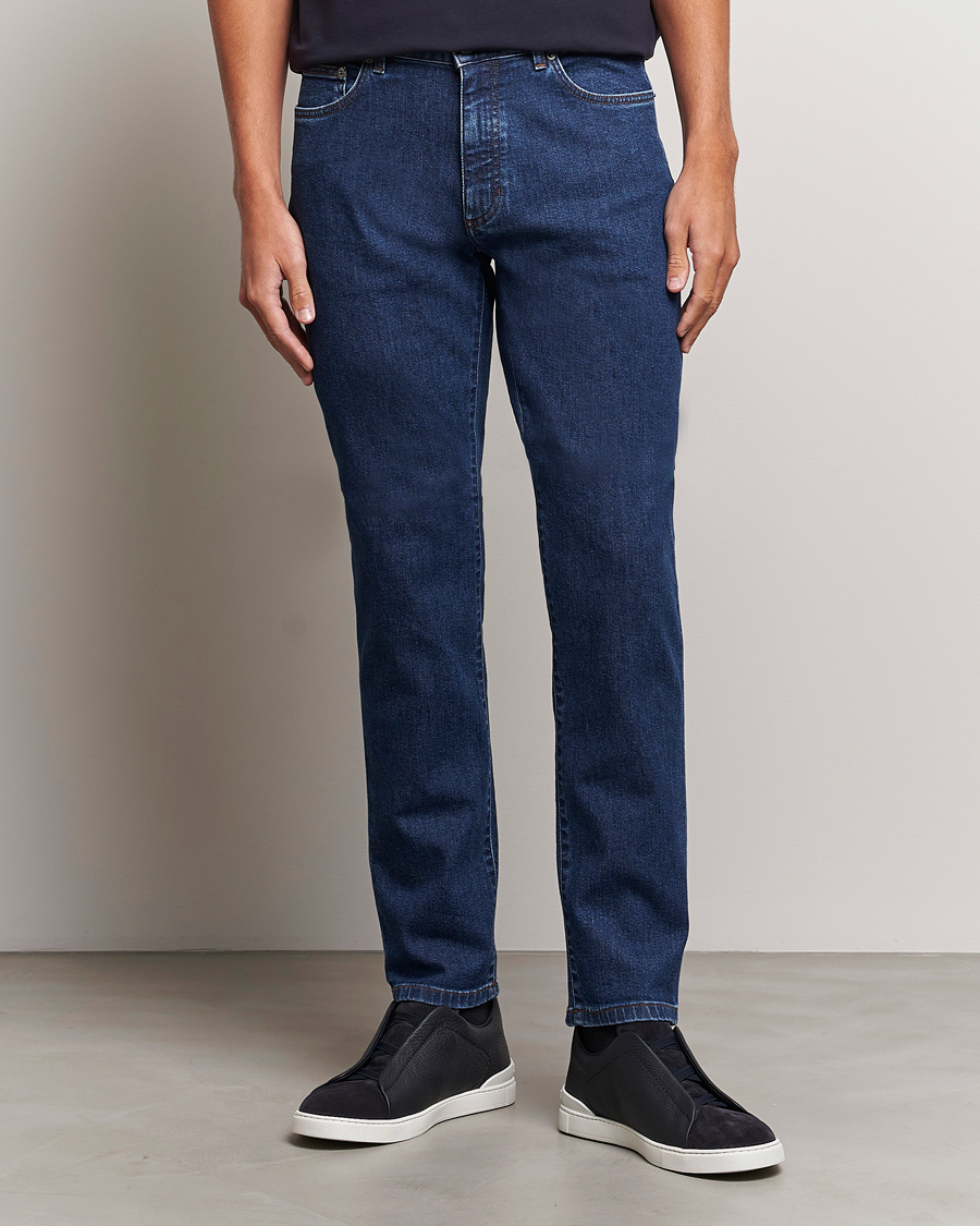 Mies | Farkut | Zegna | 5-Pocket Denim Pants Stone Wash