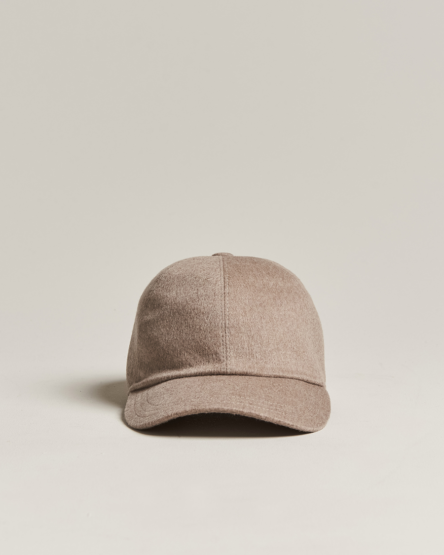 Mies | Zegna Cashmere Baseball Cap Beige | Zegna | Cashmere Baseball Cap Beige