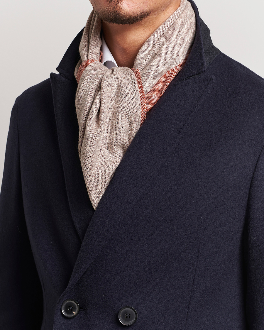 Mies | Zegna Wool/Cashmere Scarf Beige | Zegna | Wool/Cashmere Scarf Beige