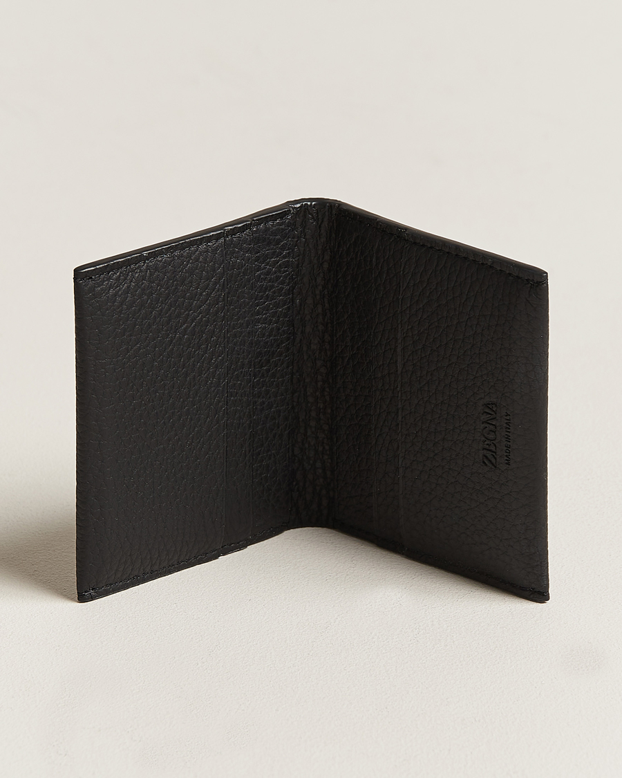 Mies | Zegna Grain Leather Wallet Black | Zegna | Grain Leather Wallet Black