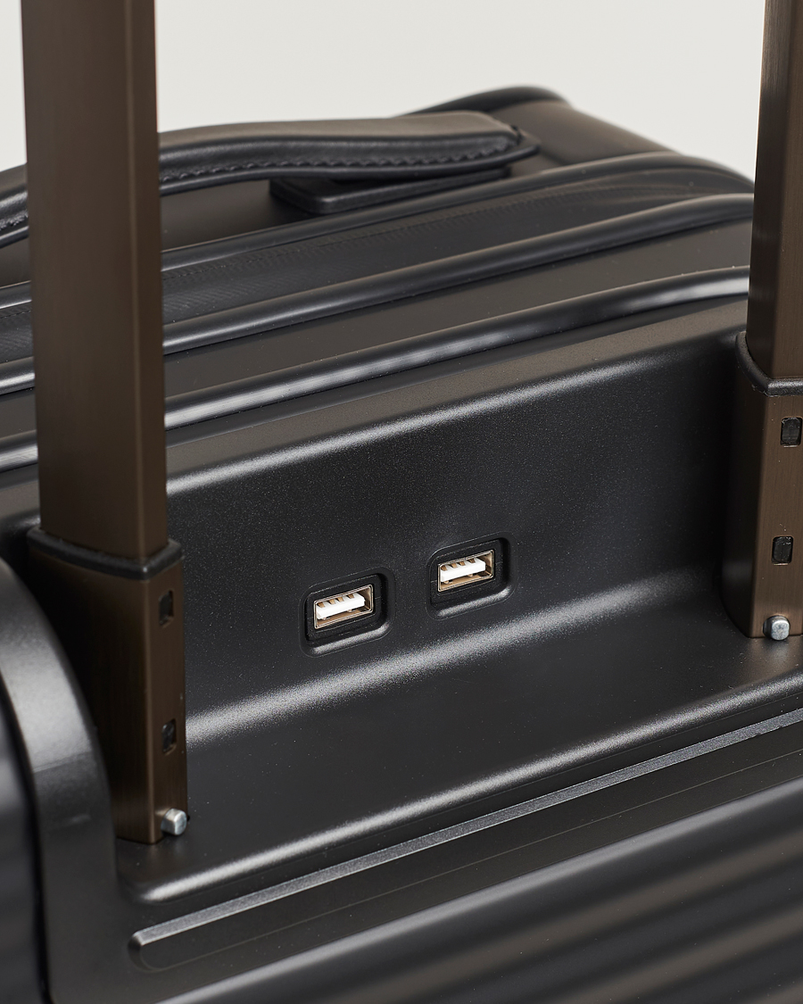 Mies | Zegna Leggerissimo Cabin Trolley Black | Zegna | Leggerissimo Cabin Trolley Black