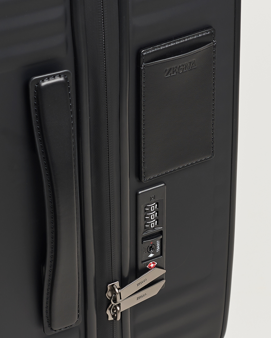 Mies | Zegna Leggerissimo Cabin Trolley Black | Zegna | Leggerissimo Cabin Trolley Black
