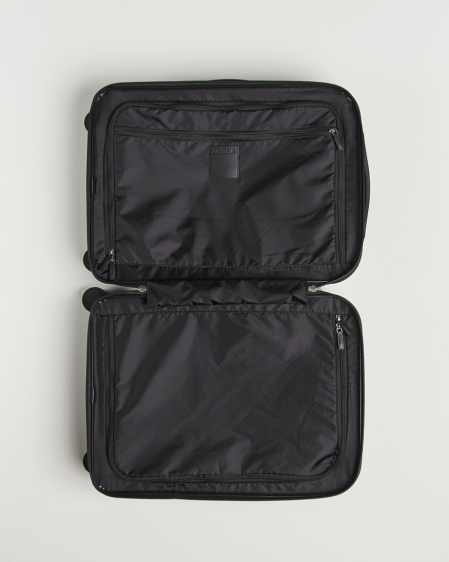 Mies | Zegna Leggerissimo Cabin Trolley Black | Zegna | Leggerissimo Cabin Trolley Black
