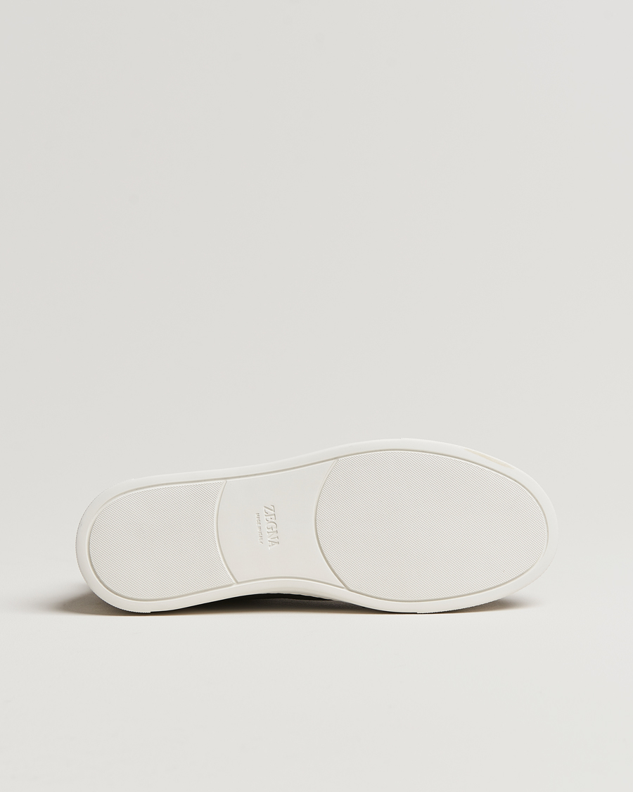 Mies | Zegna Triple Stitch Bi-Material Sneakers Navy | Zegna | Triple Stitch Bi-Material Sneakers Navy