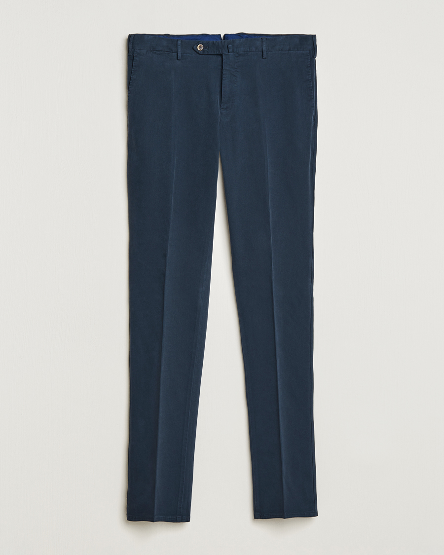 Mies | Housut | PT01 | Slim Fit Cotton Stretch Chinos Navy