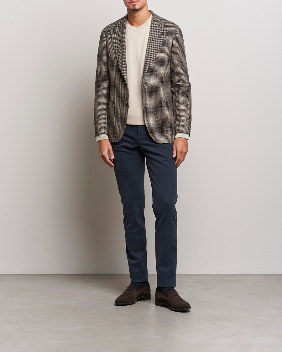 Mies | Housut | PT01 | Slim Fit Cotton Stretch Chinos Navy