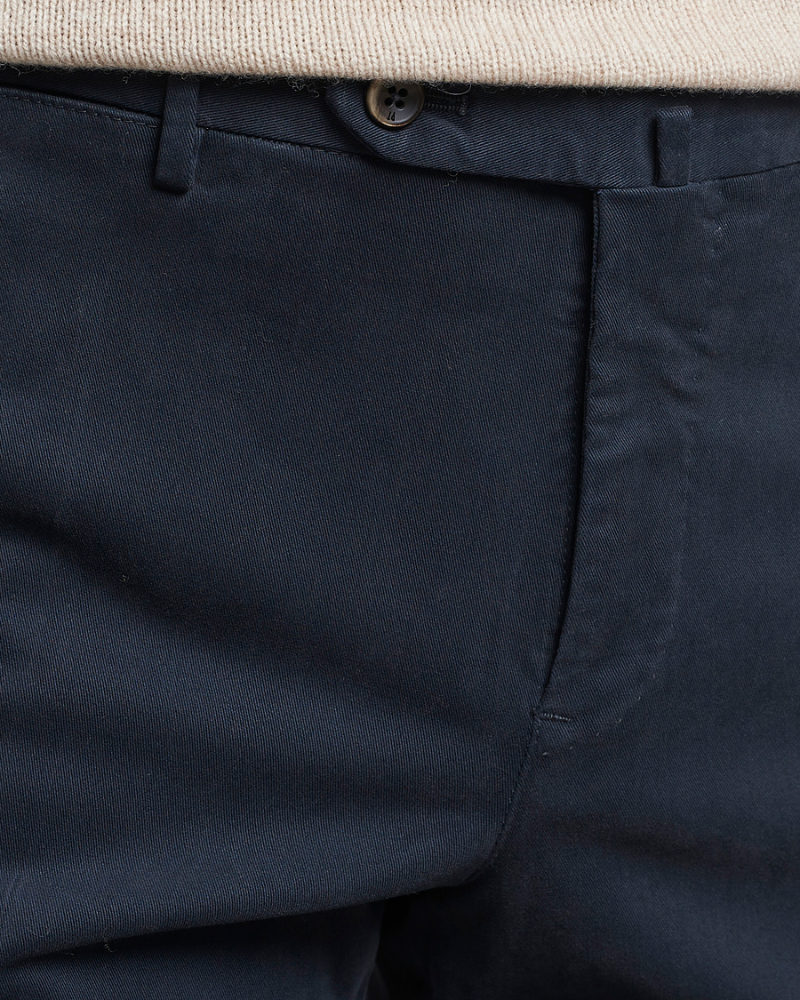 Mies | Housut | PT01 | Slim Fit Cotton Stretch Chinos Navy