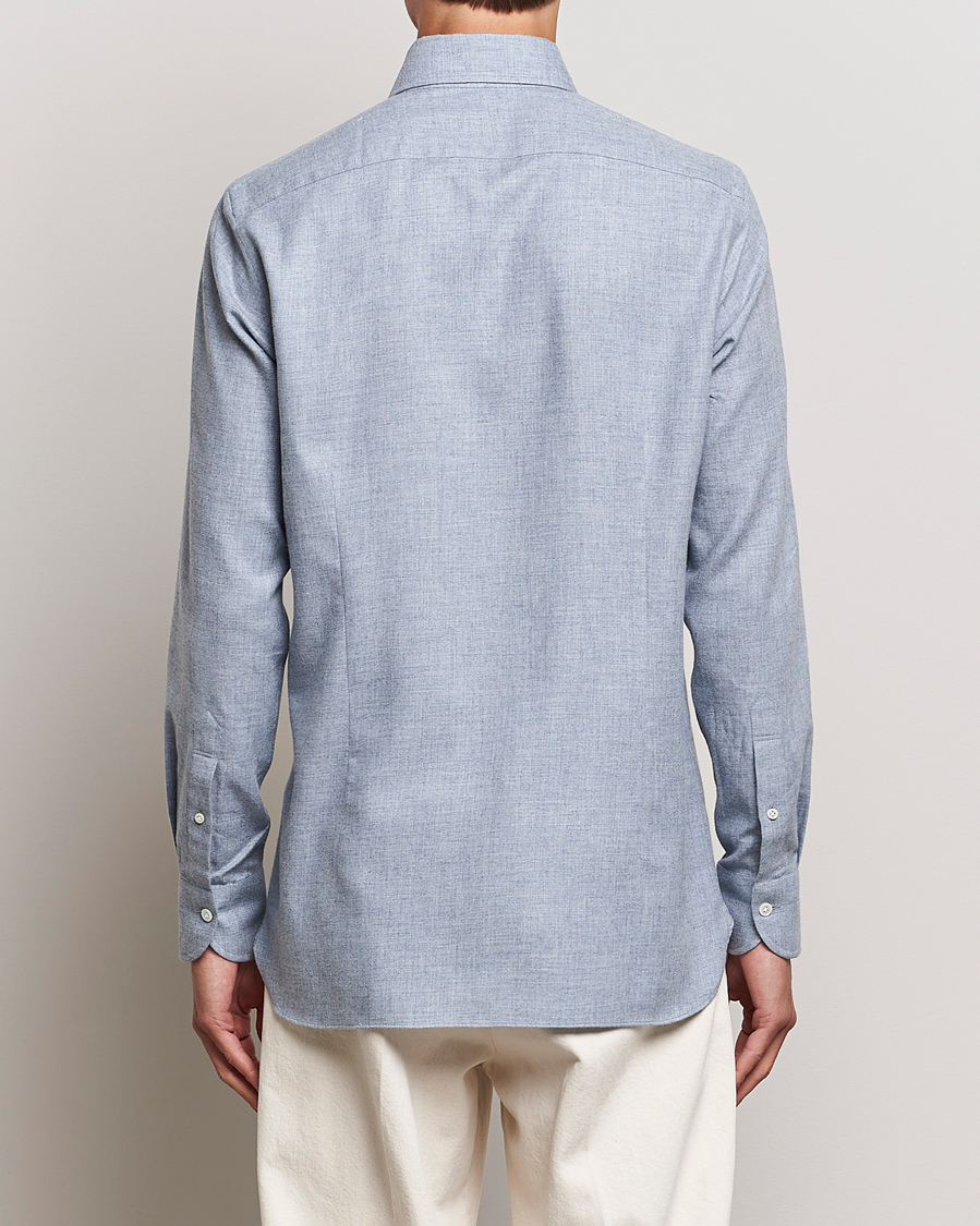 Mies | Kauluspaidat | 100Hands | Cotton Button Down Flannel Shirt Grey