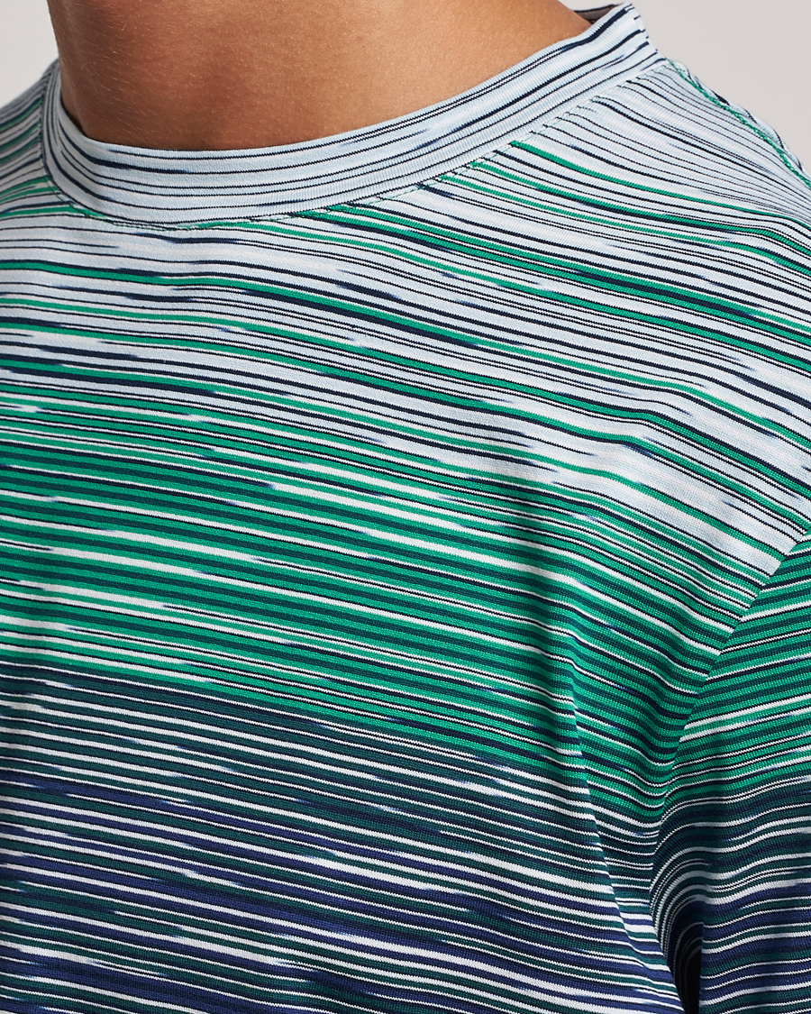 Mies | T-paidat | Missoni | Space Dyed Degrade T-Shirt Blue/Green