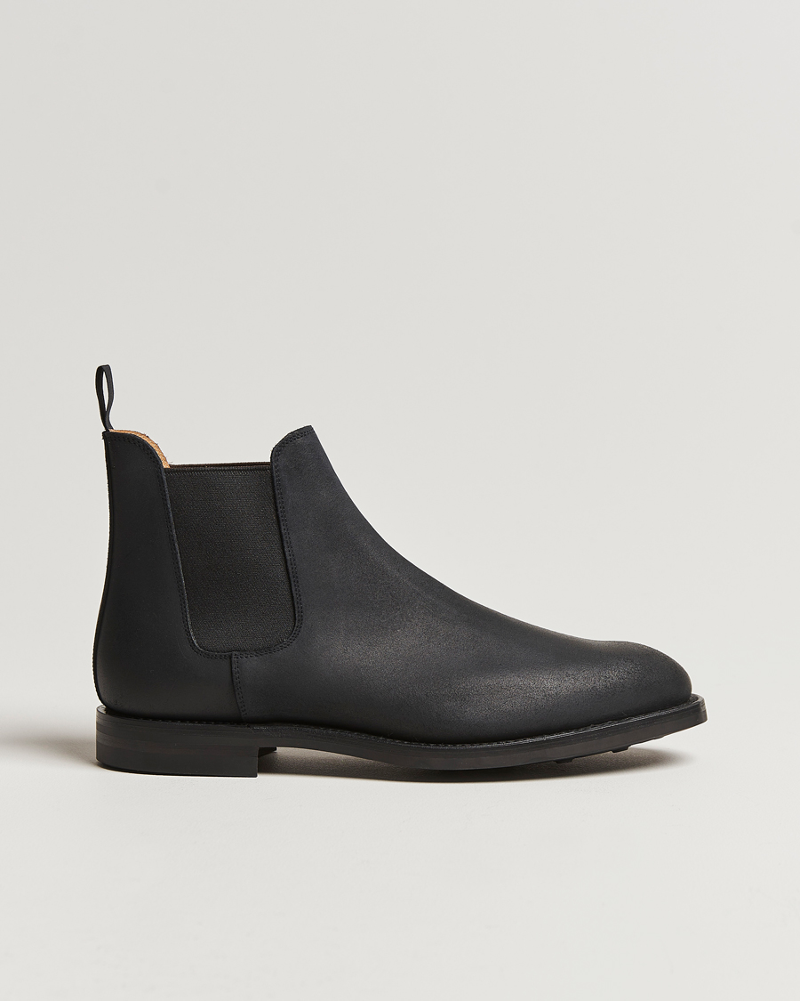 Mies | Nilkkurit | Crockett & Jones | Chelsea 5 Black Rough-Out Suede