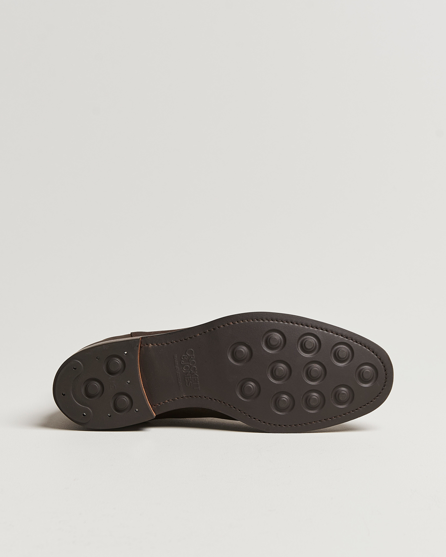 Mies | Nilkkurit | Crockett & Jones | Chelsea 5 Dk Brown Rough-Out Suede