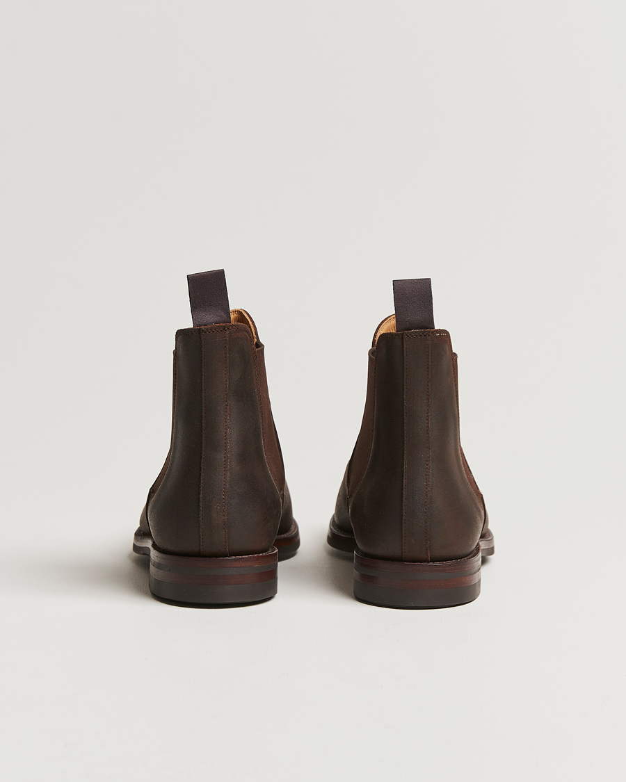 Mies | Nilkkurit | Crockett & Jones | Chelsea 5 Dk Brown Rough-Out Suede