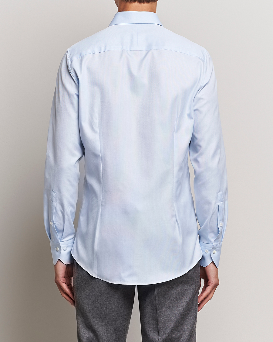 Mies | Kauluspaidat | Stenströms | 1899 Slim Cotton Royal Oxford Shirt Light Blue