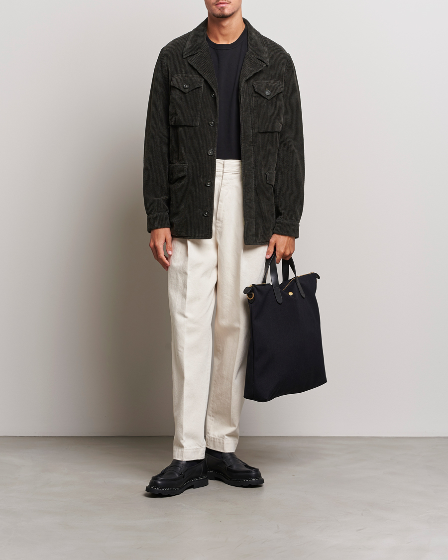 Mies | Takit | Massimo Alba | Velvet Corduroy Field Jacket Carob