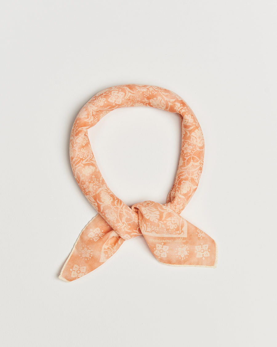 Mies | Massimo Alba Printed Cashmere Bandana Apricot | Massimo Alba | Printed Cashmere Bandana Apricot