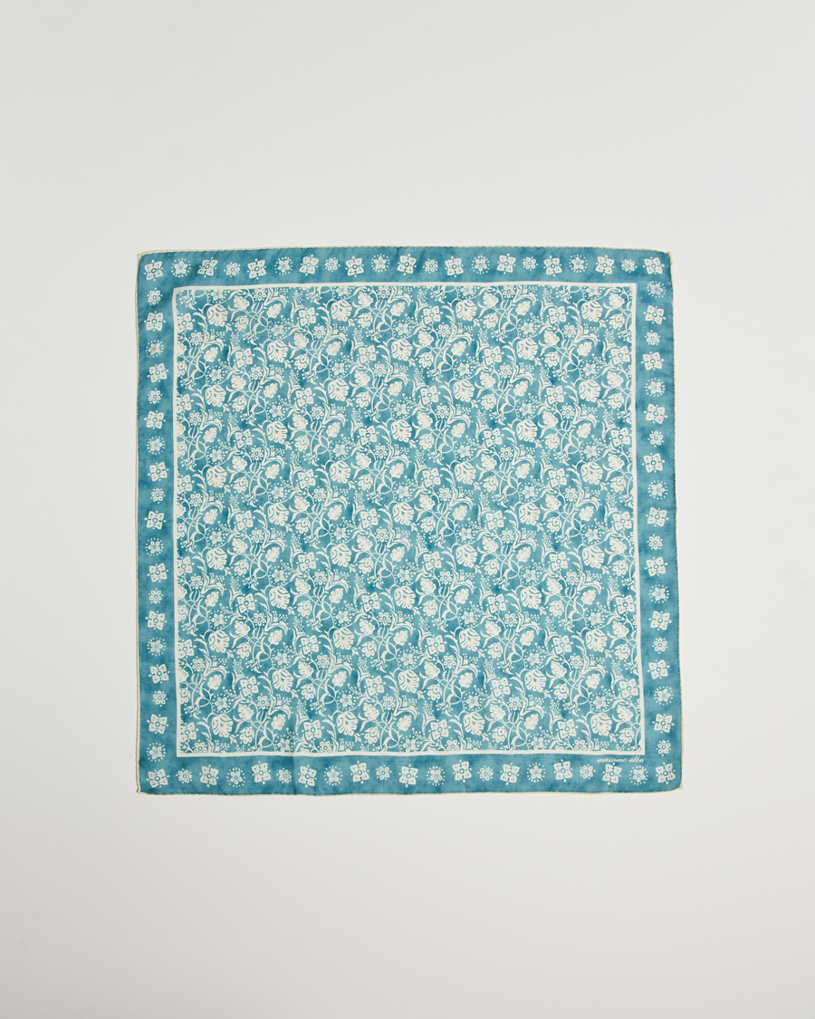 Mies | Massimo Alba Printed Cashmere Bandana Turchese | Massimo Alba | Printed Cashmere Bandana Turchese