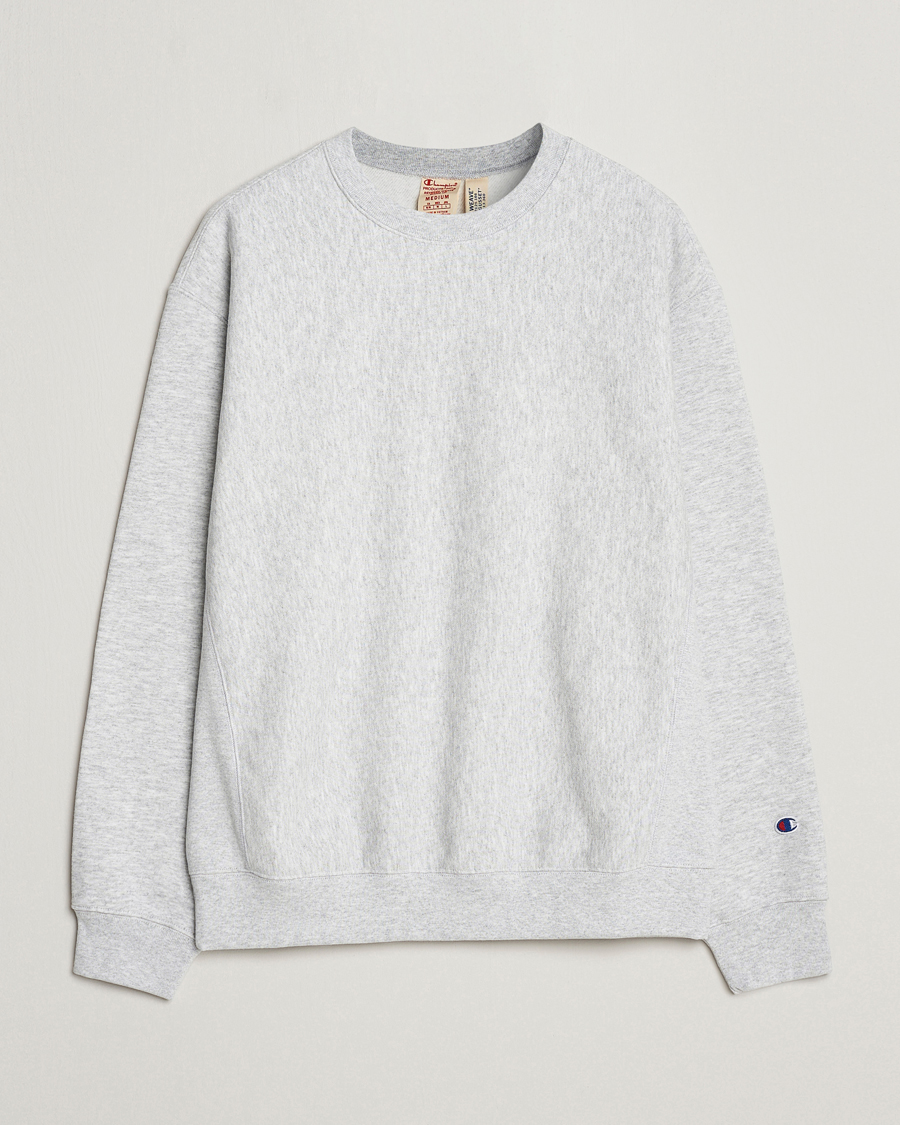 Mies |  | Champion | Reverse Weave Soft Fleece Sweatshirt Grey Melange