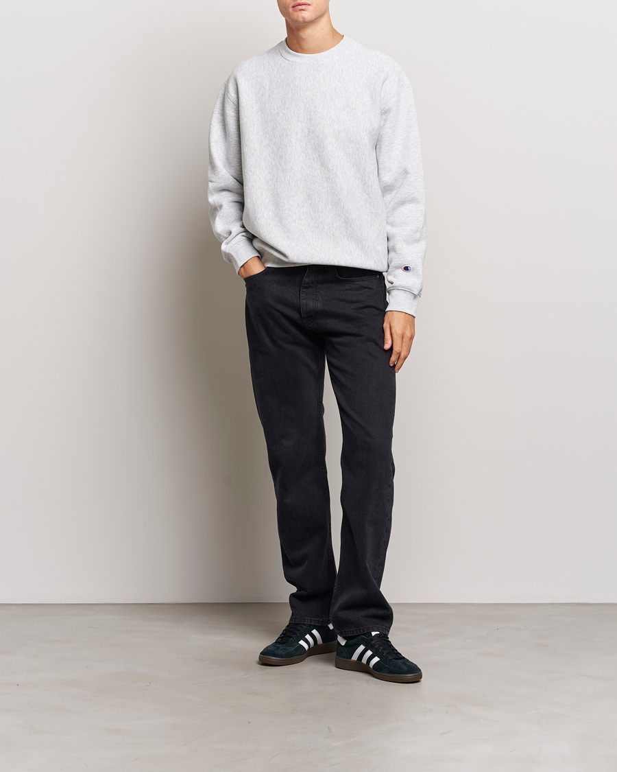 Mies | Puserot | Champion | Reverse Weave Soft Fleece Sweatshirt Grey Melange
