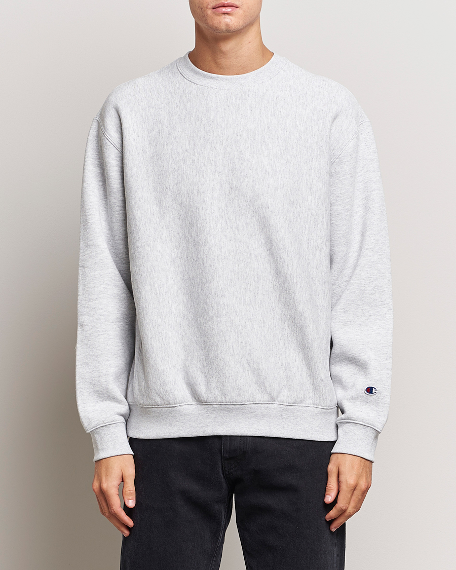 Mies | Puserot | Champion | Reverse Weave Soft Fleece Sweatshirt Grey Melange