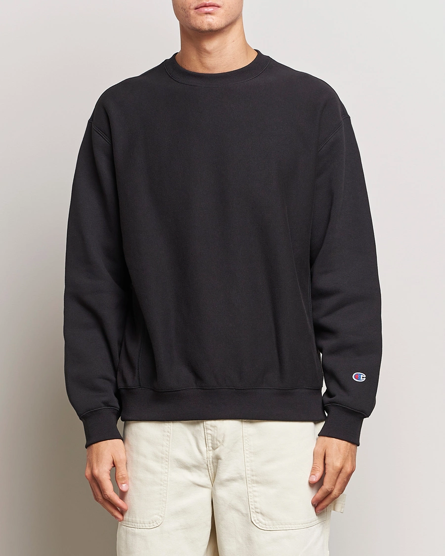 Mies | Puserot | Champion | Reverse Weave Soft Fleece Sweatshirt Black Beauty