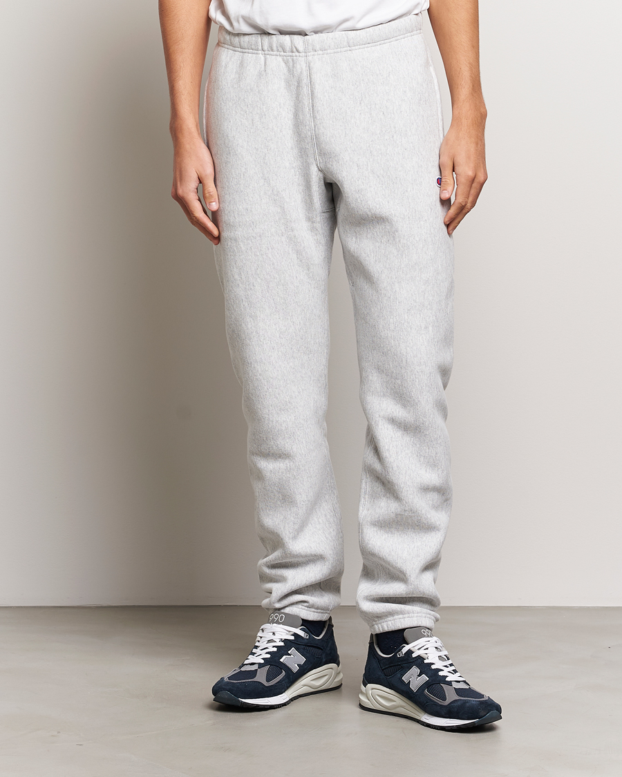 Mies | Housut | Champion | Reverse Weave Soft Fleece Sweatpants Grey Melange