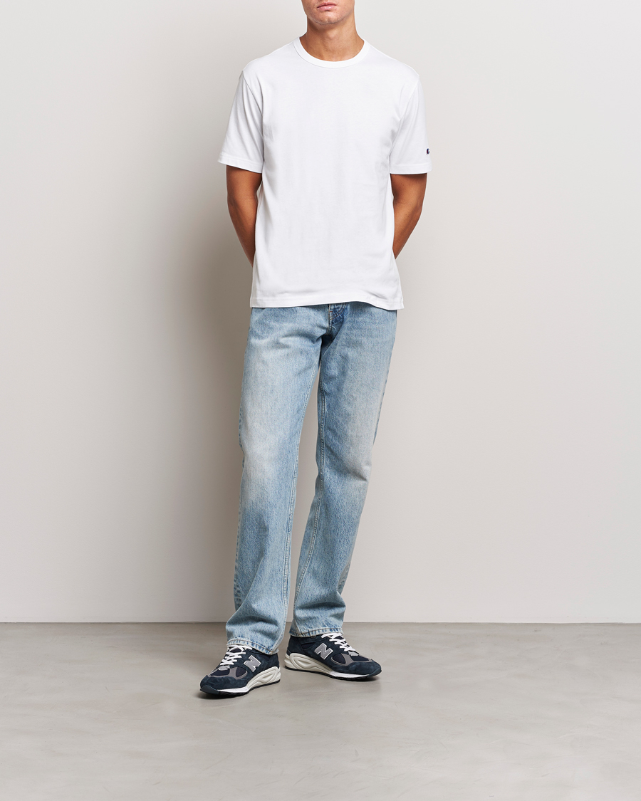 Mies | T-paidat | Champion | Jersey Crew Neck T-shirt White