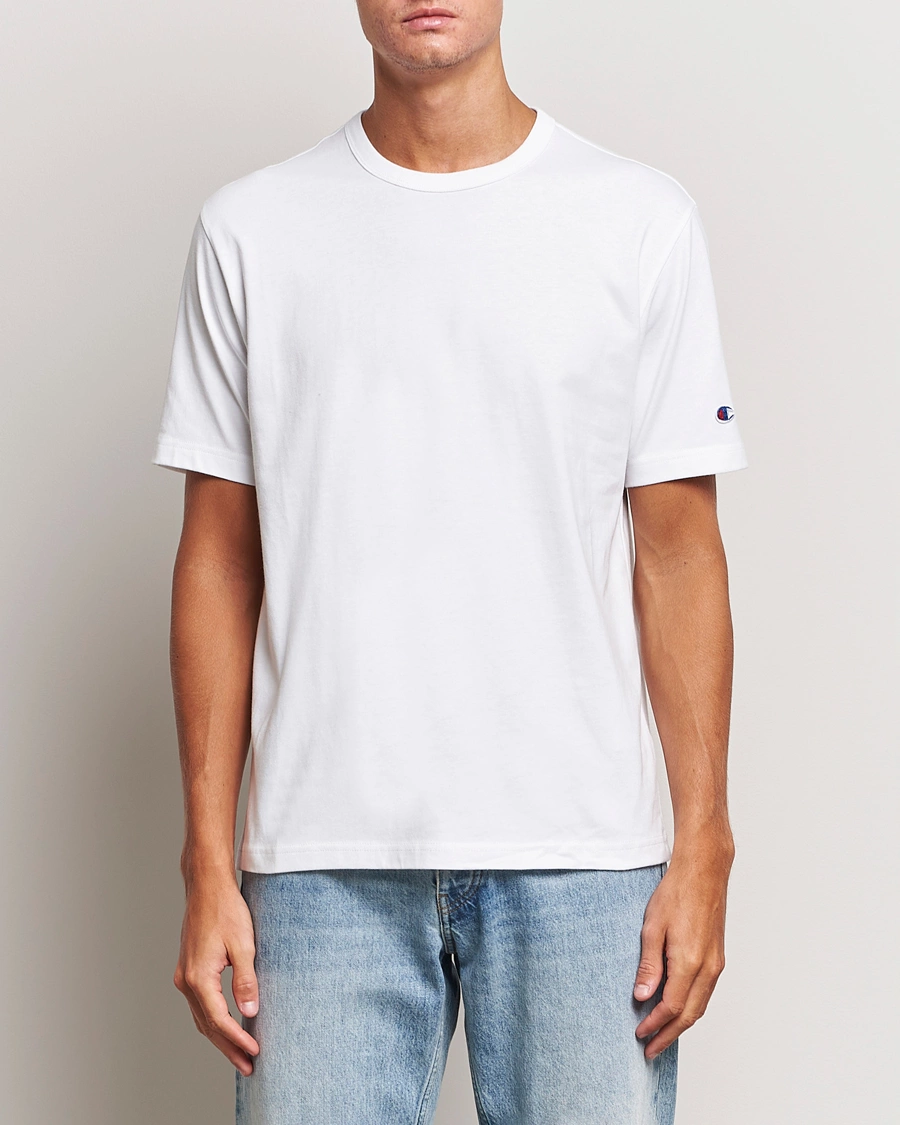 Mies |  | Champion | Jersey Crew Neck T-shirt White