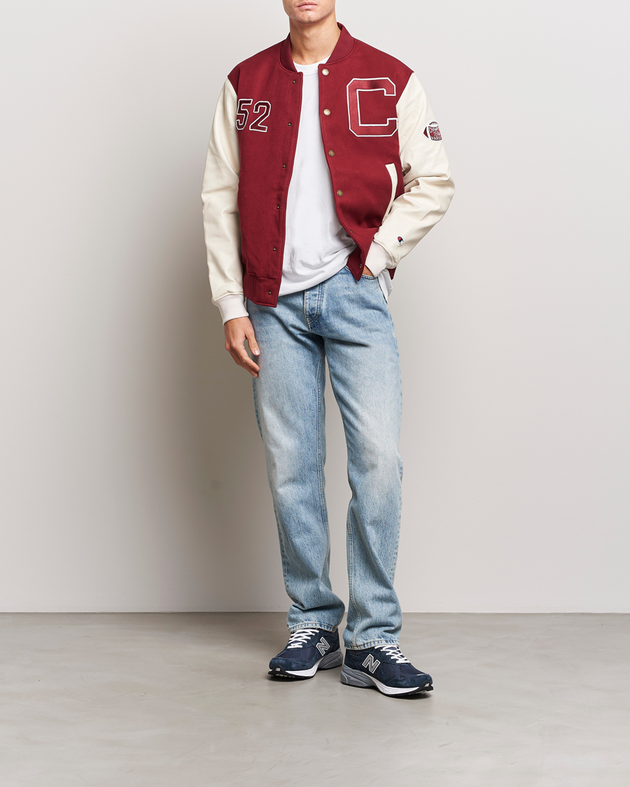 Mies | Takit | Champion | Archive Varsity Bomber Jacket Cabernet