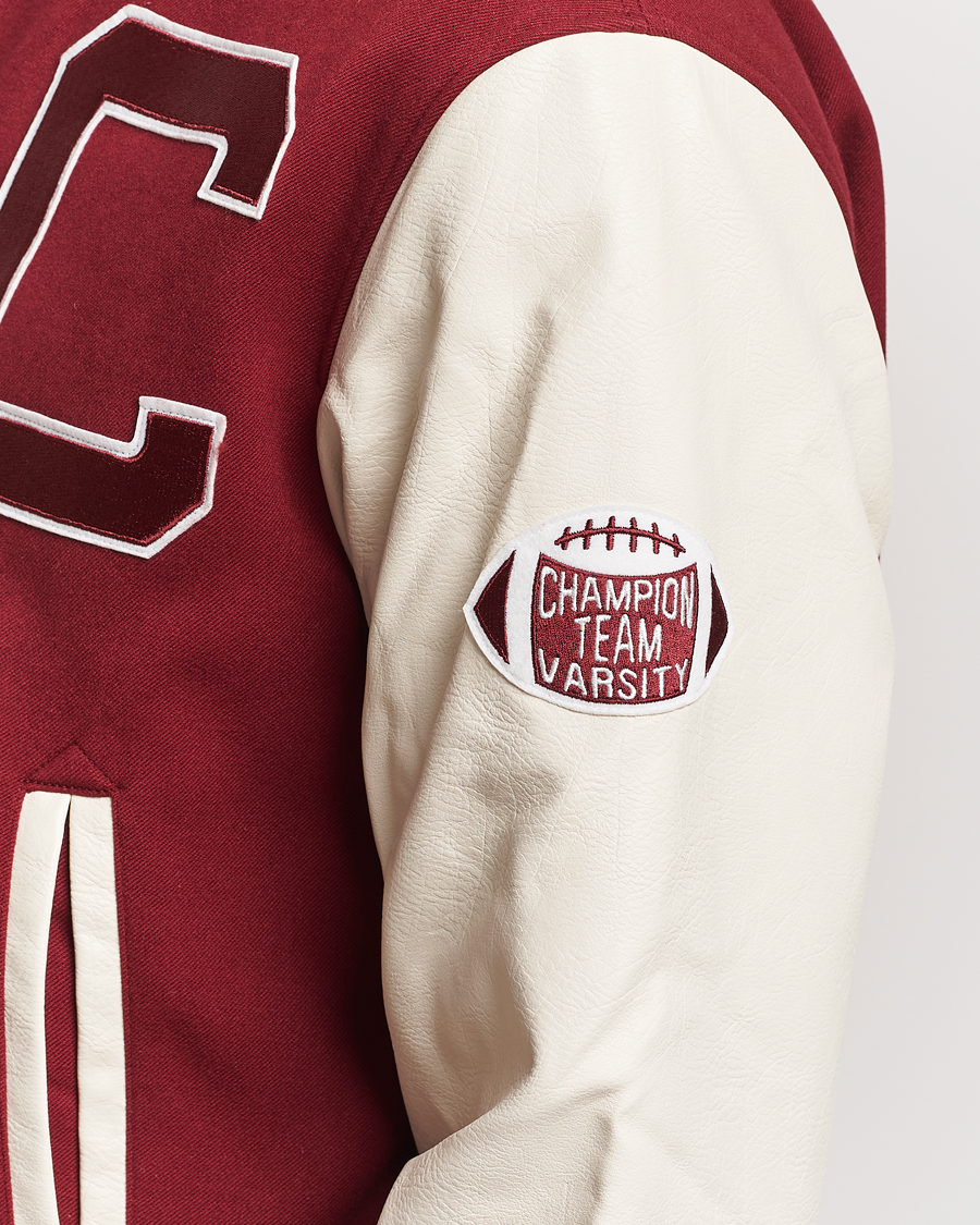 Mies | Takit | Champion | Archive Varsity Bomber Jacket Cabernet