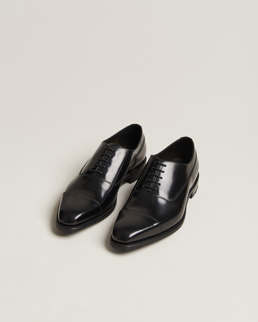 Mies | Oxford-kengät | Loake Shoemakers | Truman Polished Oxford Toe Cap Black