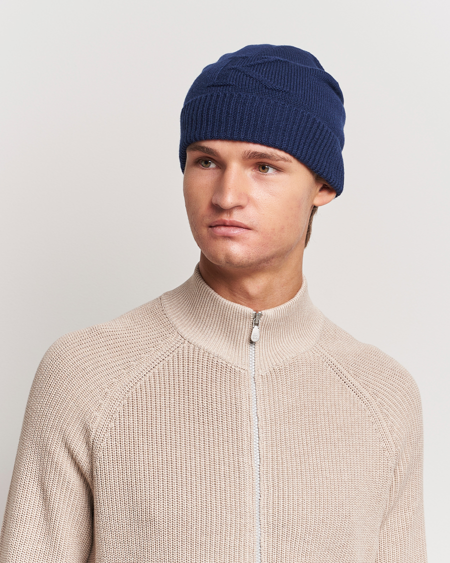 Mies | Kiton Cashmere Beanie Navy | Kiton | Cashmere Beanie Navy