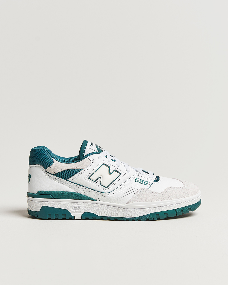 Mies |  | New Balance | 550 Sneakers White/Green