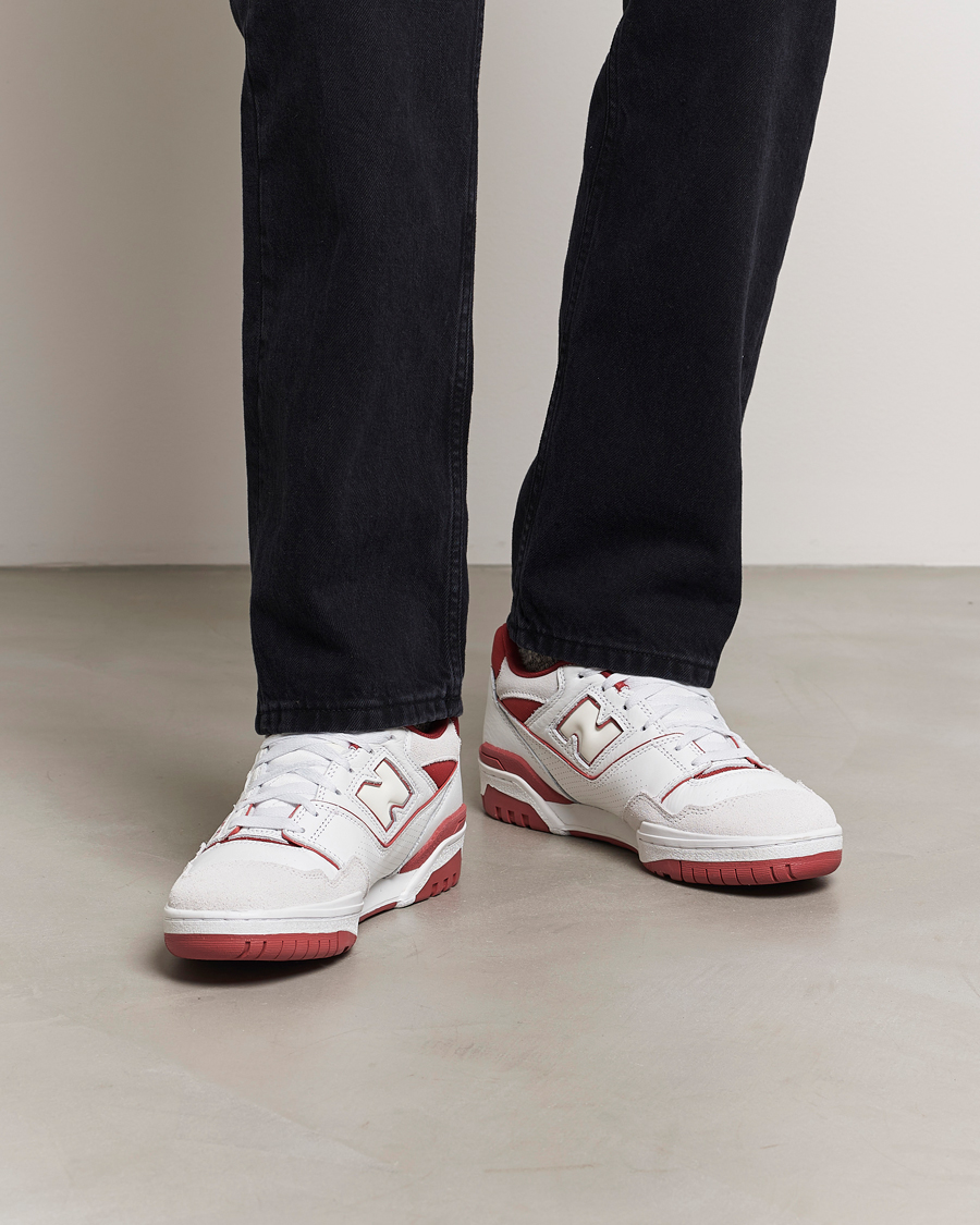 Mies | New Balance 550 Sneakers White/Red | New Balance | 550 Sneakers White/Red