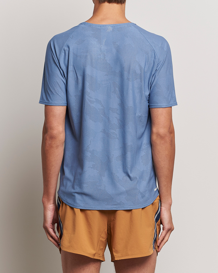 Mies | T-paidat | New Balance | Running Q Speed Jacquard T-Shirt Mercury Blue