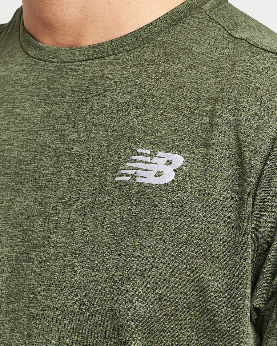 Mies | T-paidat | New Balance | Running Impact Run T-Shirt Kombu Heather