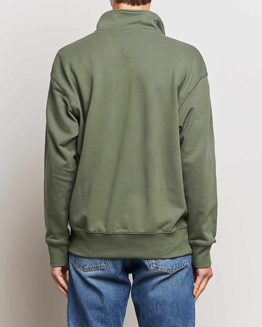Mies | Puserot | New Balance | Athletics Terry 1/4 Zip Deep Olive Green