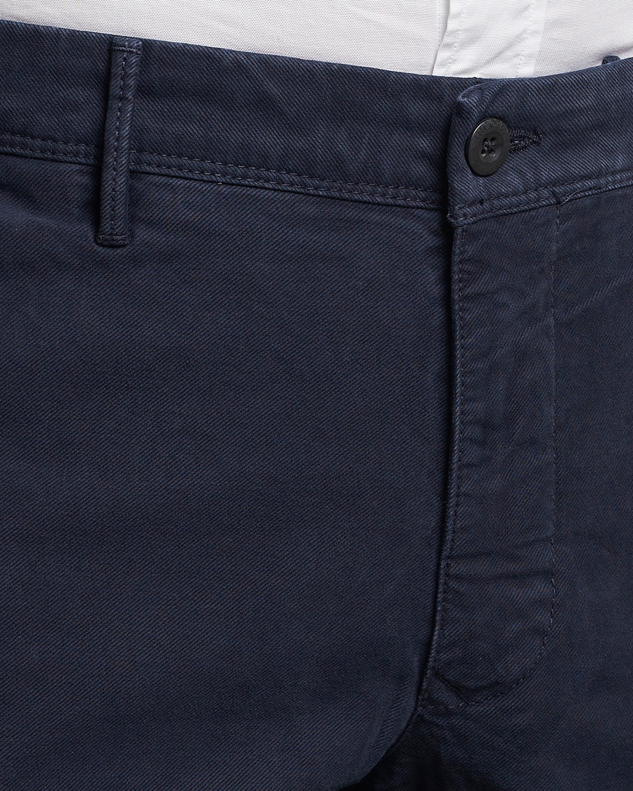 Mies | Housut | Incotex | Slim Fit Garment Dyed Slacks Navy