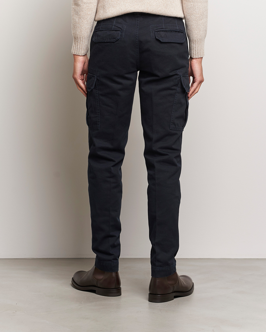 Mies | Housut | Incotex | Slim Fit Cargo Pants Navy