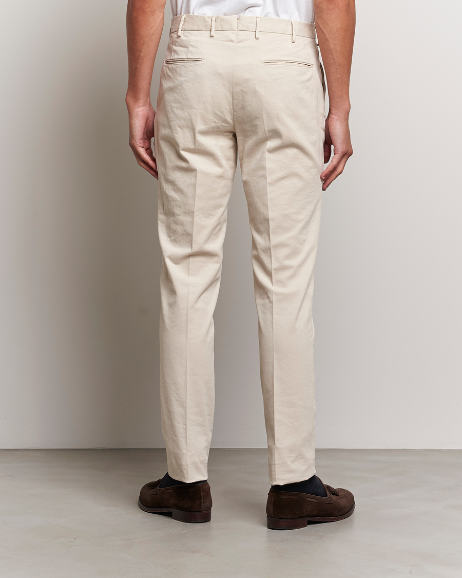 Mies | Housut | Incotex | Slim Fit Cotton Stretch Chinos Off White