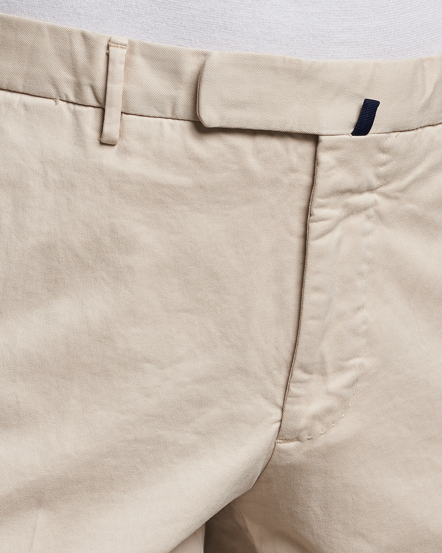 Mies | Housut | Incotex | Slim Fit Cotton Stretch Chinos Off White
