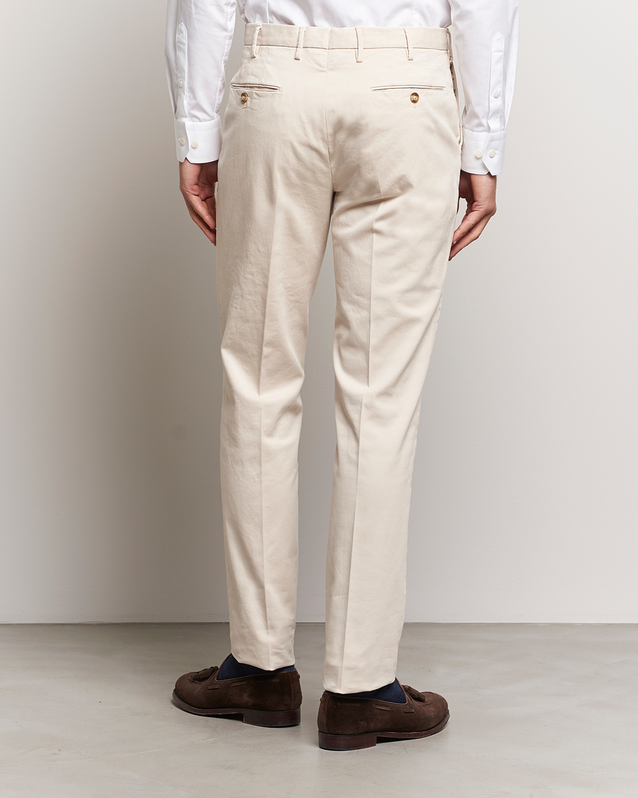 Mies | Housut | Incotex | Regular Fit Cotton Chinos Off White