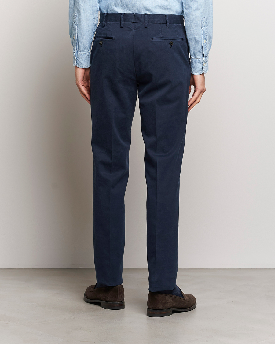 Mies | Housut | Incotex | Regular Fit Cotton Chinos Navy