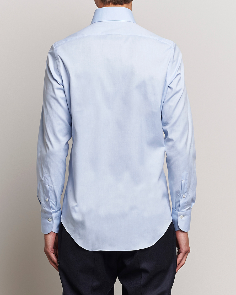 Mies | Kauluspaidat | Finamore Napoli | Milano Slim Oxford Button Down Shirt Light Blue