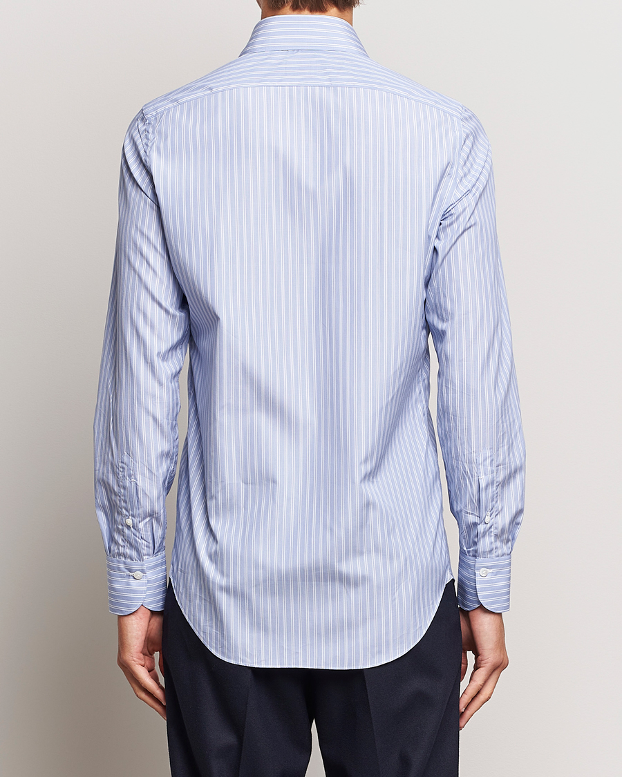 Mies | Kauluspaidat | Finamore Napoli | Milano Slim Giza 170 Dress Shirt Light Blue